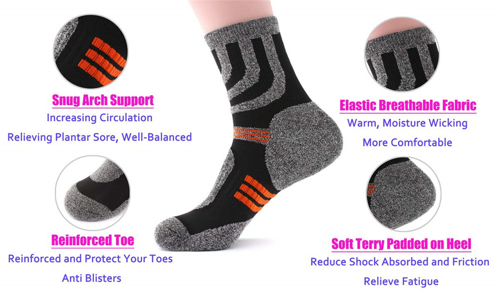 5 Pairs Socks Men Anti Blister - Fishing Socks incelemesi ve fiyatı
