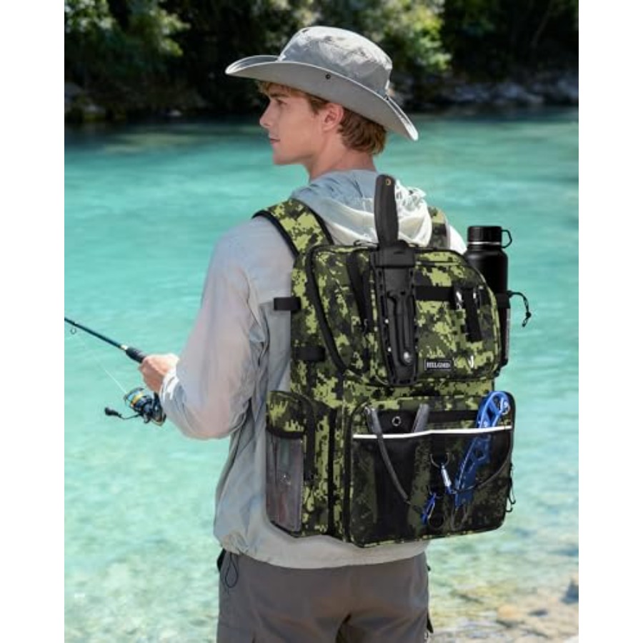 Fishing Backpack with Rod Hold - Fishing Backpack incelemesi ve fiyatı