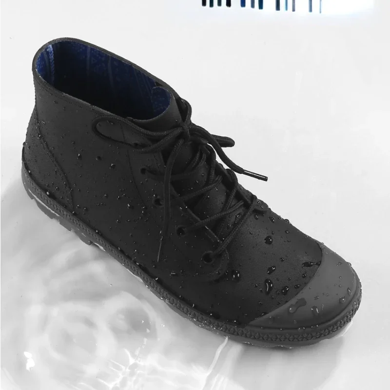 Winter Men Rain Boots Lace-up  - Fishing Waders incelemesi ve fiyatı