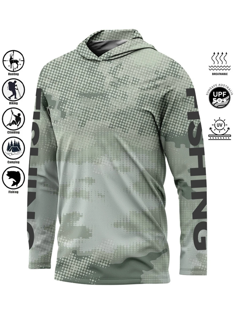 MALFC Hood Fishing Shirt Fishi - Fishing Shirt Uv Protection incelemesi ve fiyatı