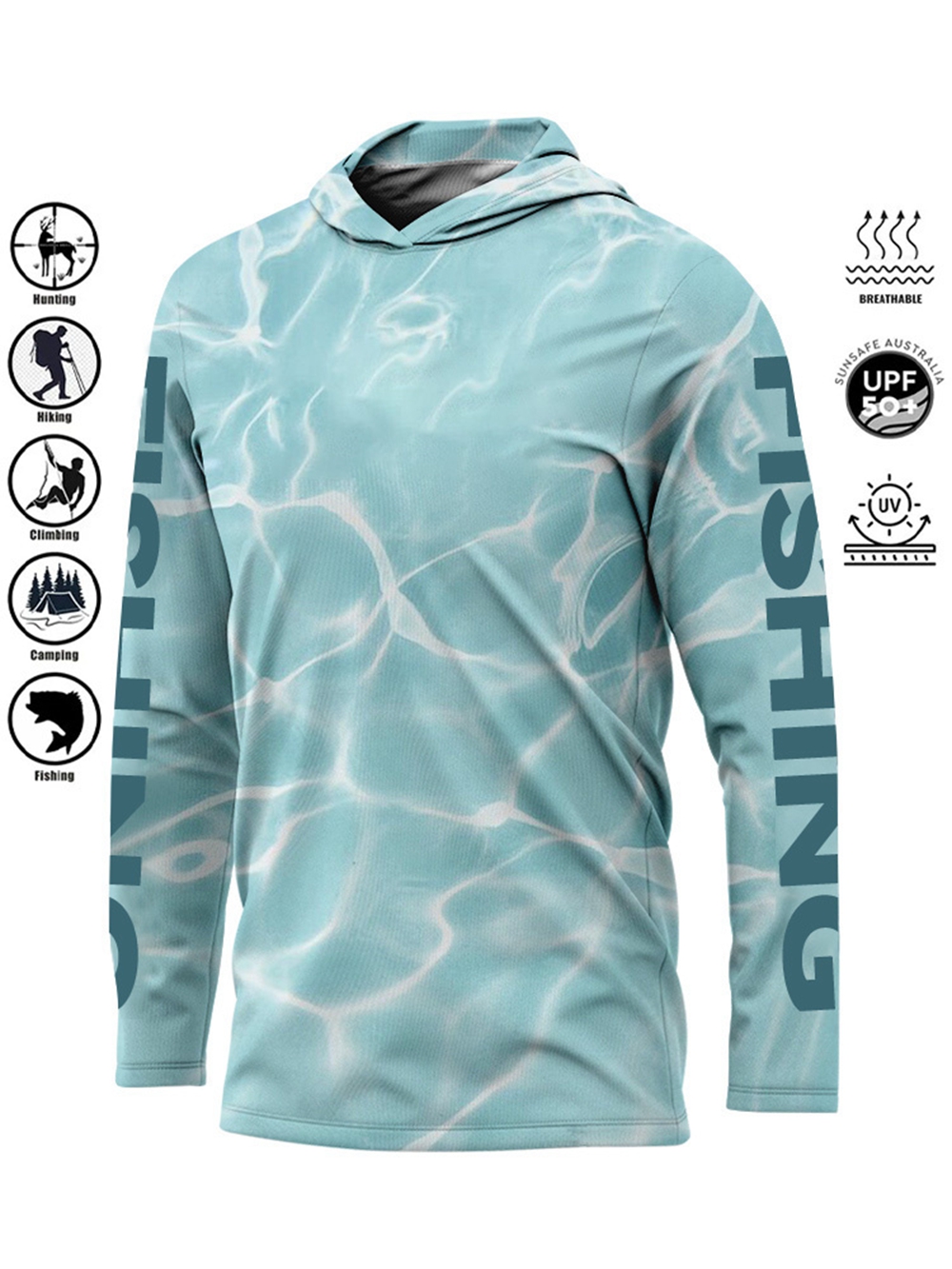 MALFC Hood Fishing Shirt Fishi - Fishing Shirt Uv Protection incelemesi ve fiyatı