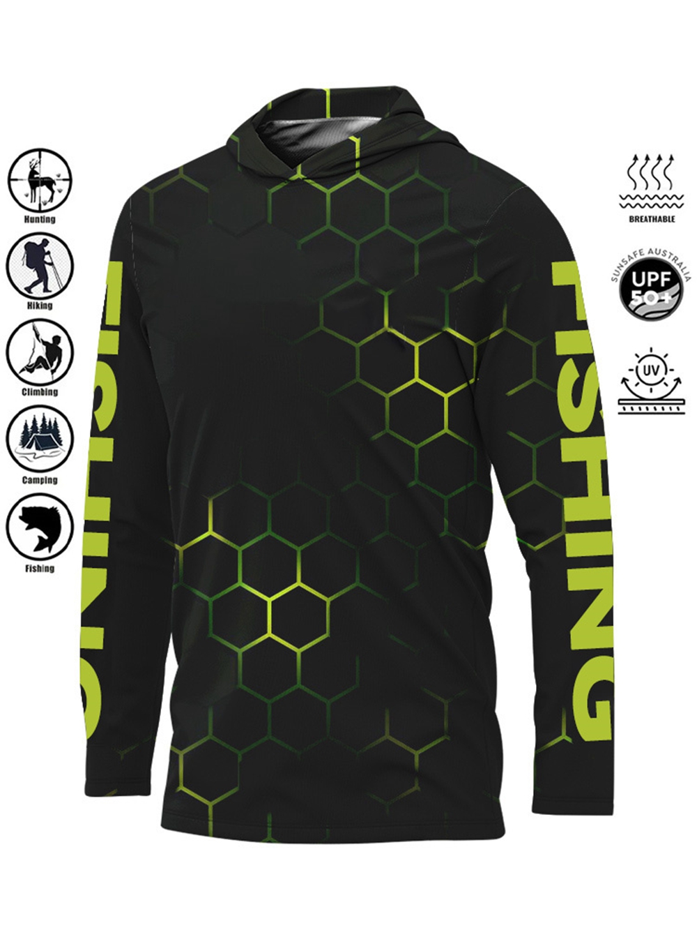 MALFC Hood Fishing Shirt Fishi - Fishing Shirt Uv Protection incelemesi ve fiyatı