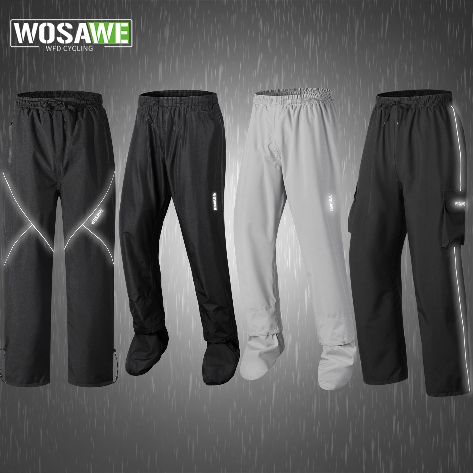 WOSAWE Cycling Rain Pants Wate - Fishing Rain Suit incelemesi ve fiyatı