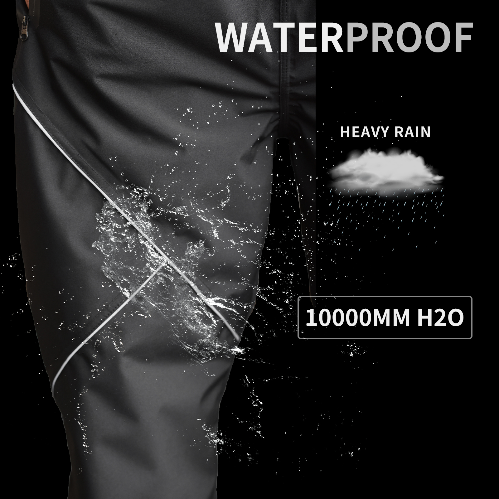 WOSAWE Cycling Rain Pants Wate - Fishing Rain Suit incelemesi ve fiyatı