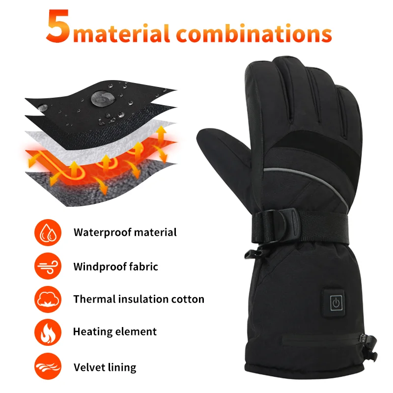 USB Rechargeable Heated Motorc - Fishing Gloves incelemesi ve fiyatı