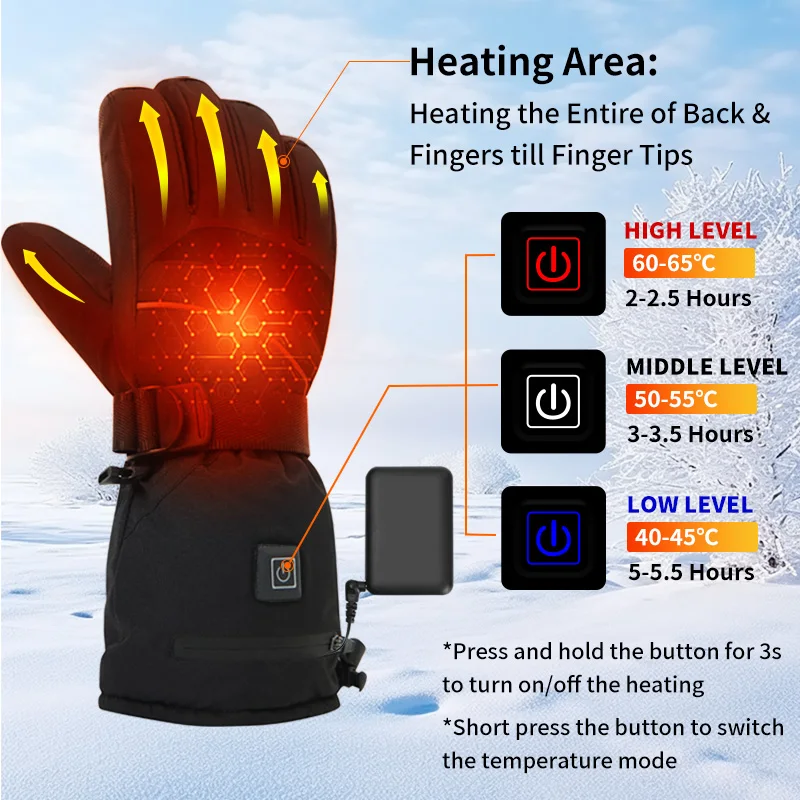 USB Rechargeable Heated Motorc - Fishing Gloves incelemesi ve fiyatı