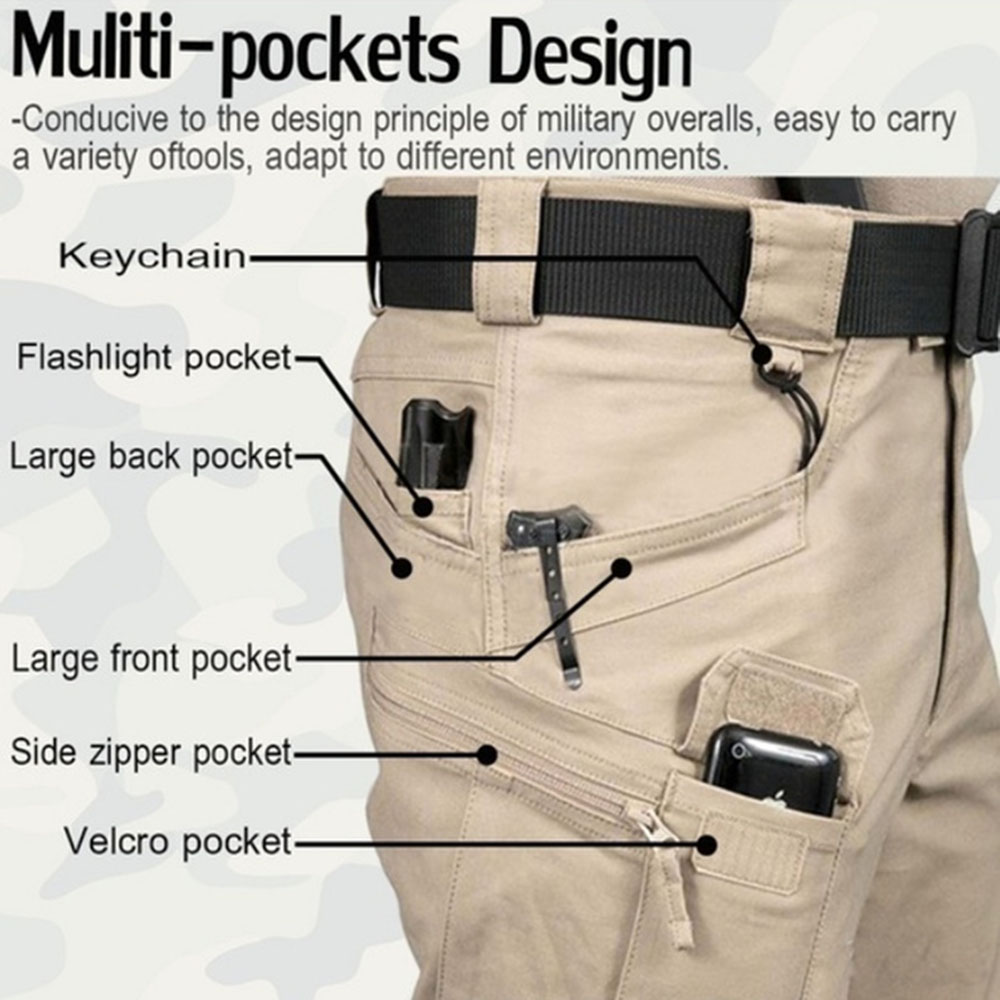 Men's Tactical Cargo Pants 6XL - Fishing Pants Waterproof incelemesi ve fiyatı